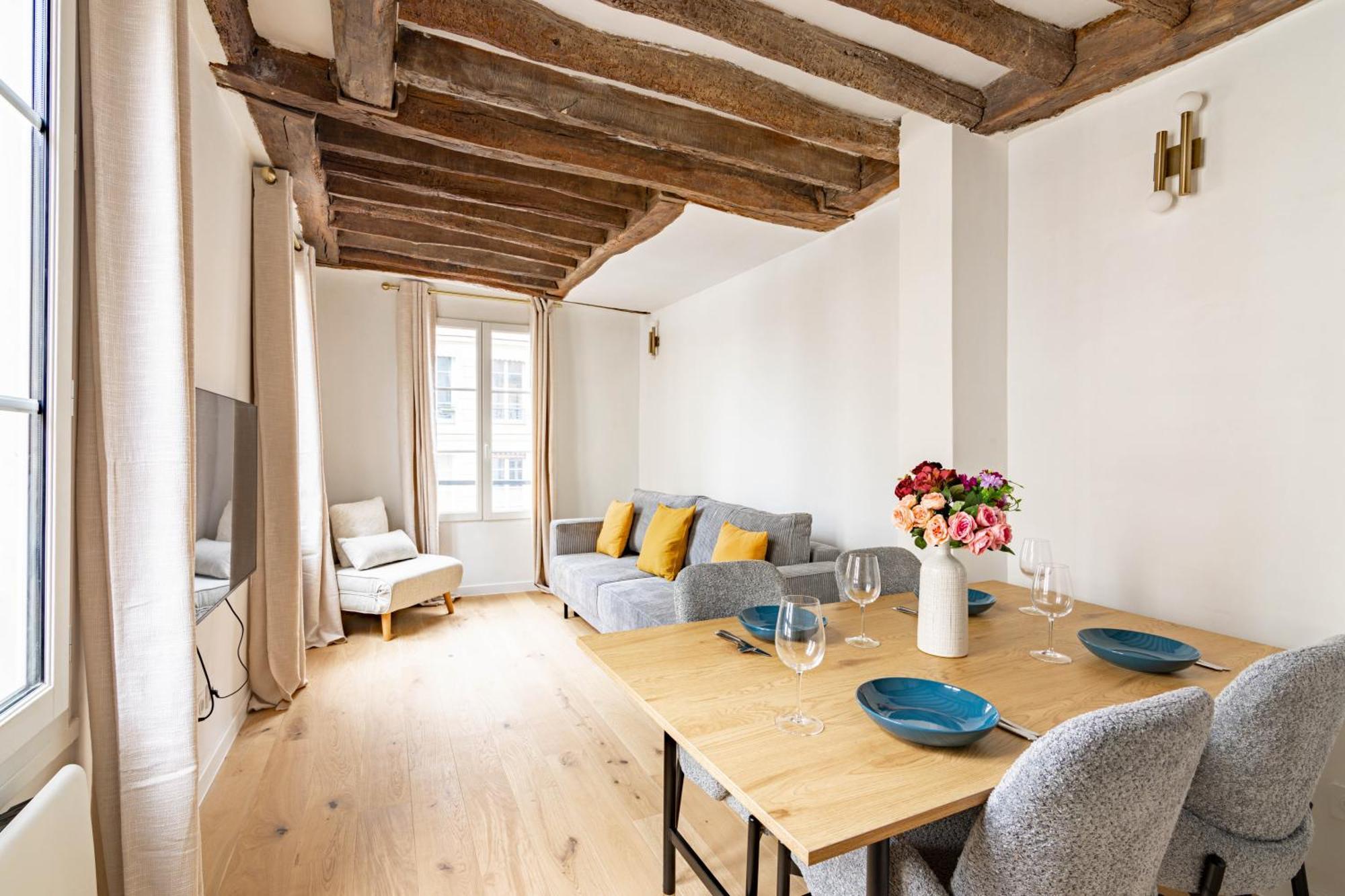 Appartement Quartier Fontaine Chatelet Les Halles Free Netflix Paris Exterior photo