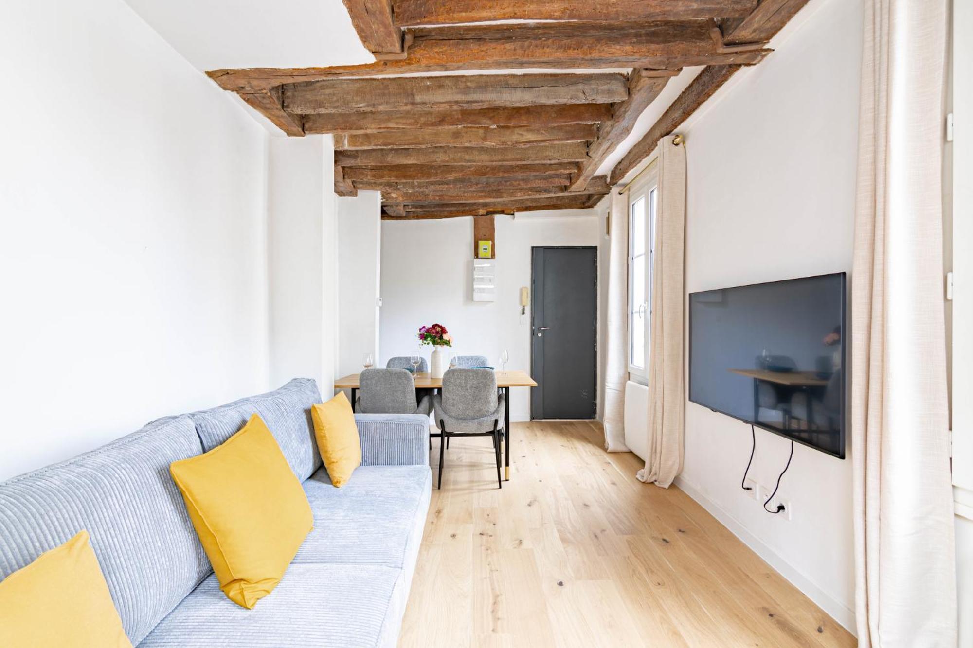 Appartement Quartier Fontaine Chatelet Les Halles Free Netflix Paris Exterior photo