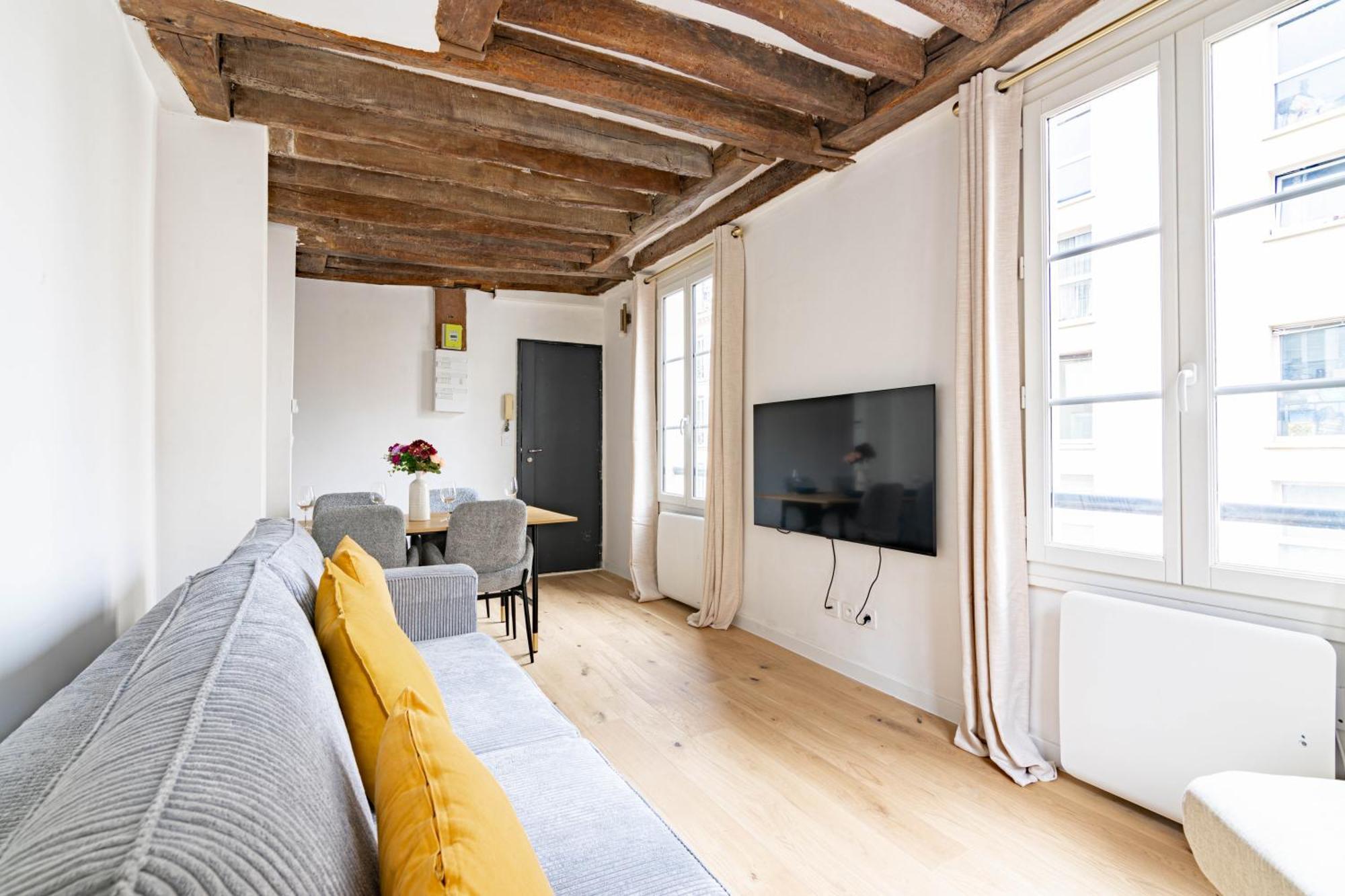 Appartement Quartier Fontaine Chatelet Les Halles Free Netflix Paris Exterior photo