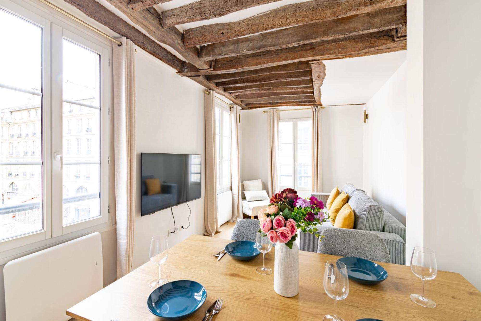 Appartement Quartier Fontaine Chatelet Les Halles Free Netflix Paris Exterior photo