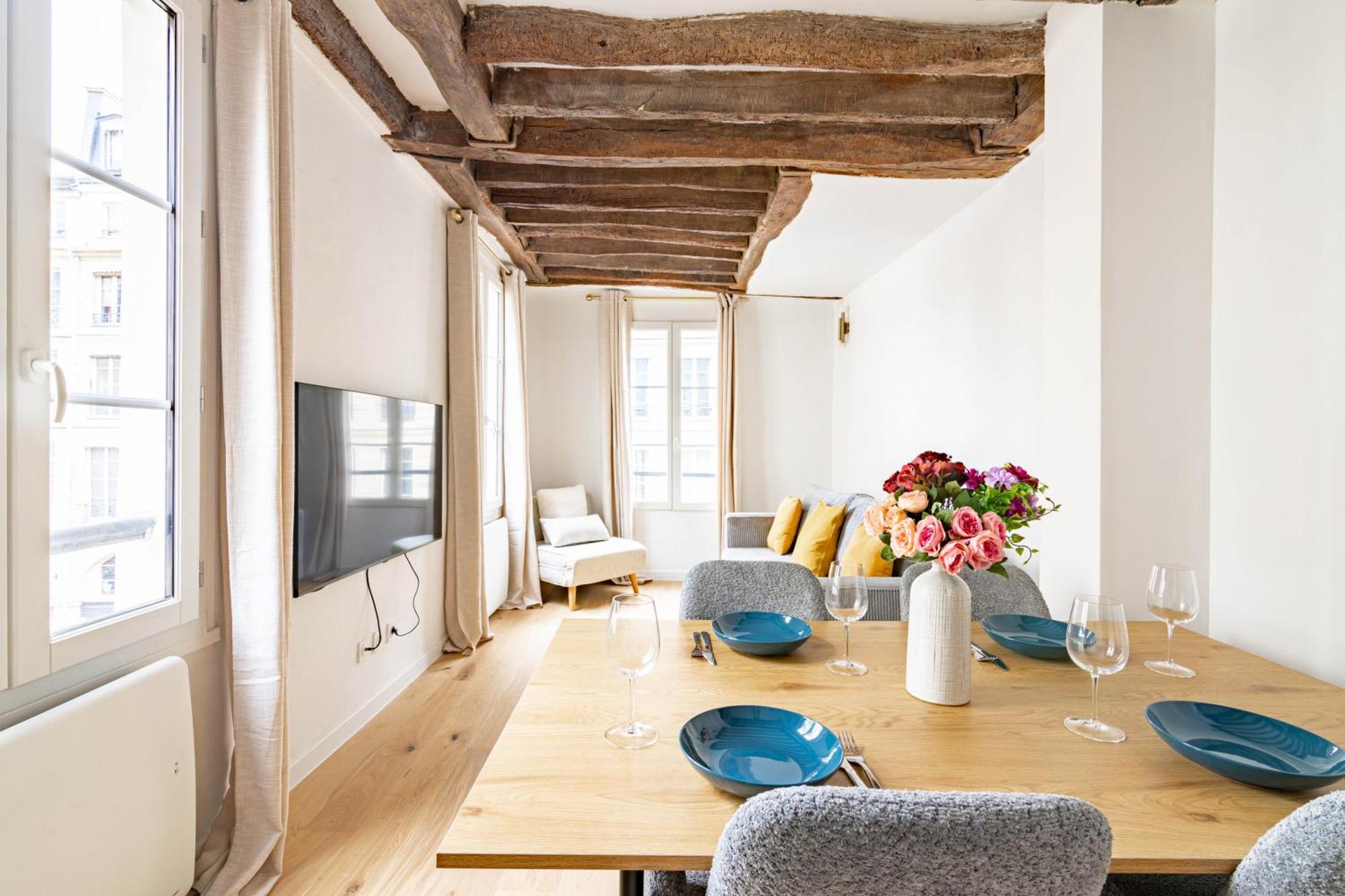 Appartement Quartier Fontaine Chatelet Les Halles Free Netflix Paris Exterior photo